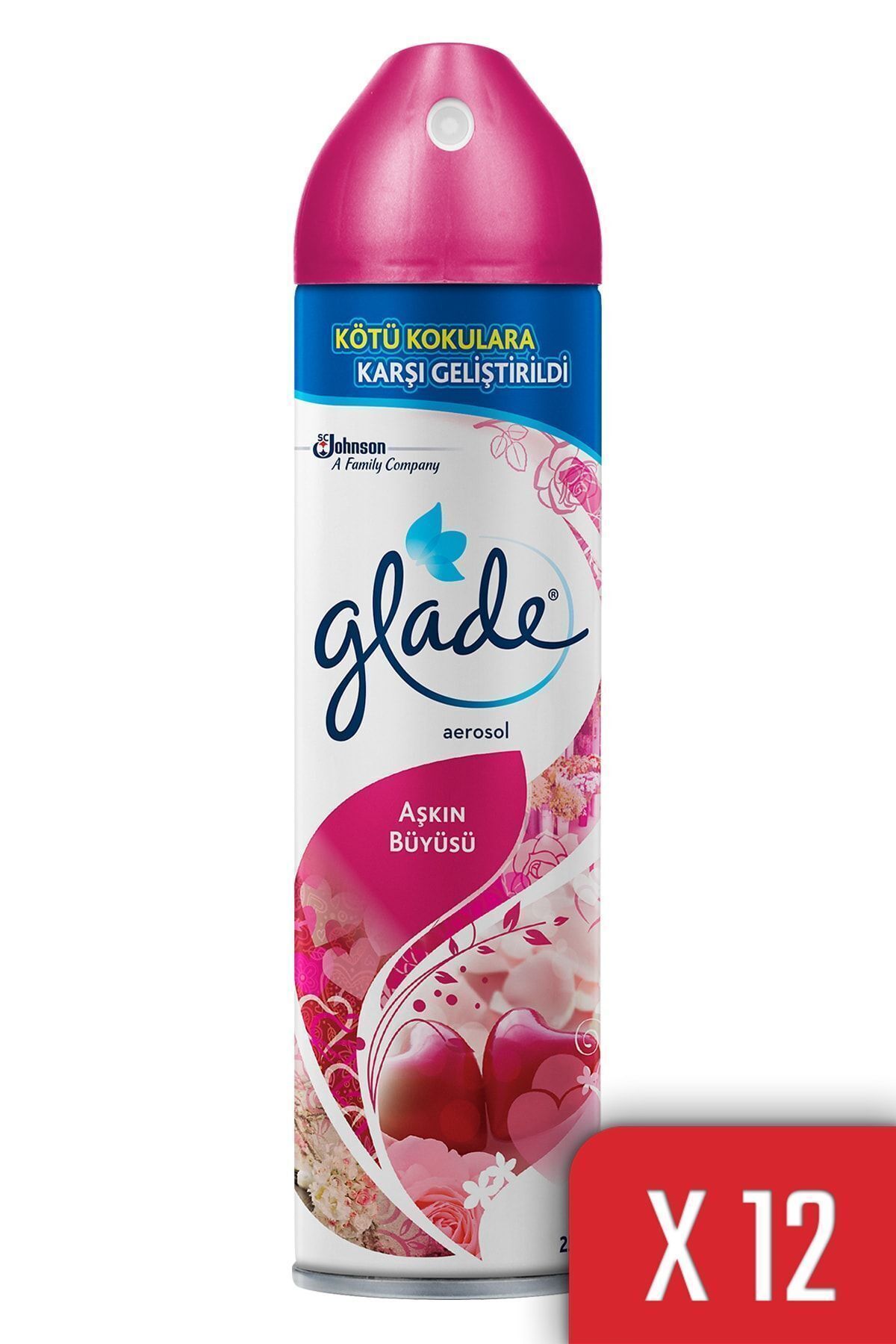 Aerosol Oda Kokusu Aşkın Büyüsü - 300 ml x 12'li