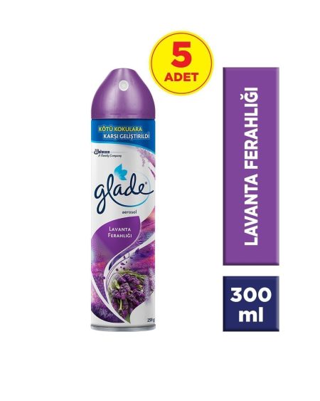 Aerosol Oda Kokusu Lavanta Ferahlığı - 300 ml x 5'li