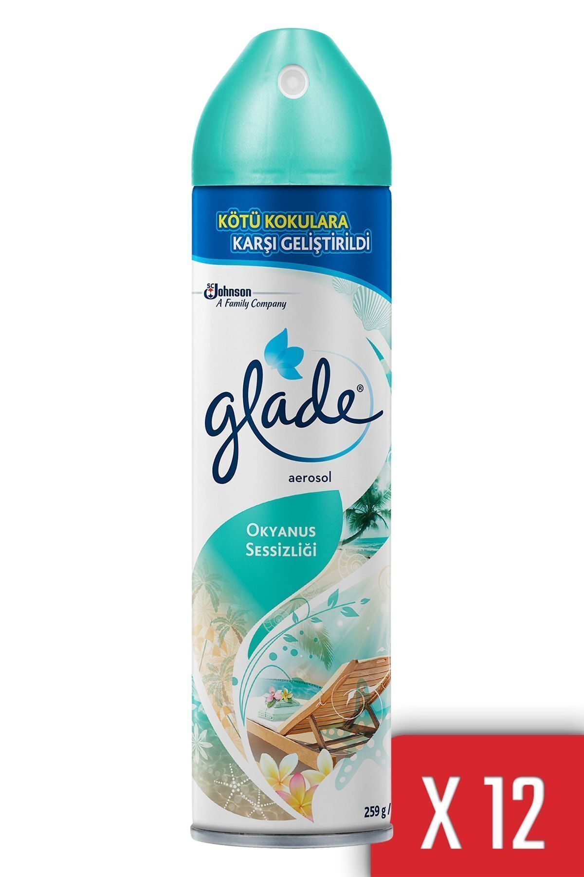 Aerosol Oda Kokusu Okyanus Sessizliği - 300 ml x 12'li