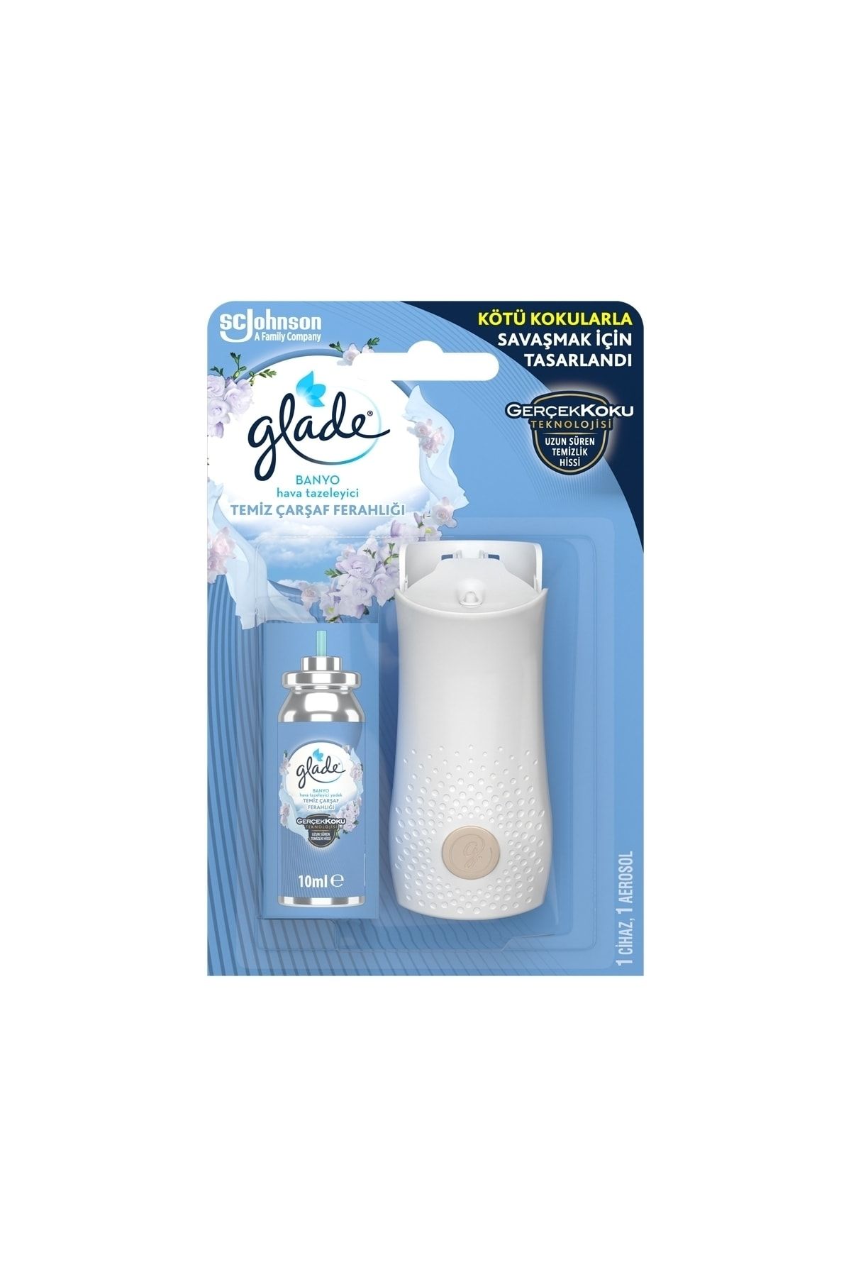 Banyo Cihaz + Yedek Temiz Çarşaf Ferahlığı 10 ml