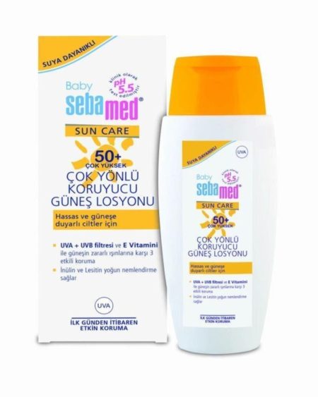 Bebek Güneş Losyonu Sebamed Çok Yönlü Koruyucu (50 Faktör 150 Ml)