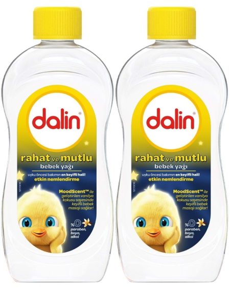 Bebek Yağı 300ML Rahat ve Mutlu Vanilya Kokulu Nemlendirici (2 Li Set)