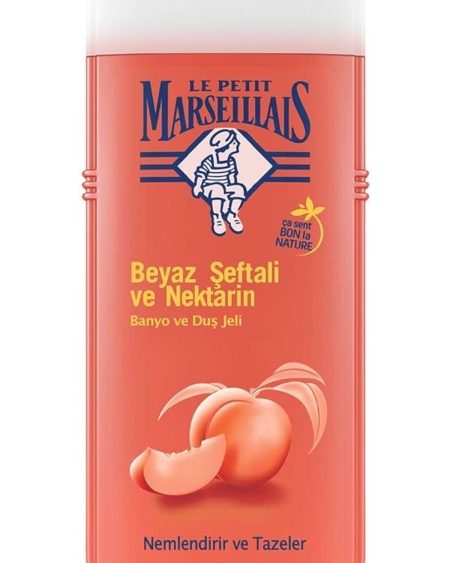 Beyaz Şeftali ve Nektarin Banyo ve Duş Jeli Nemlendirici Vücut Şampuanı 650 mL