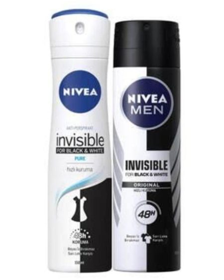 Black&white Pure Deosprey 150 ml Black&white Original Erkek Deosprey 150 ml 2'li Paket