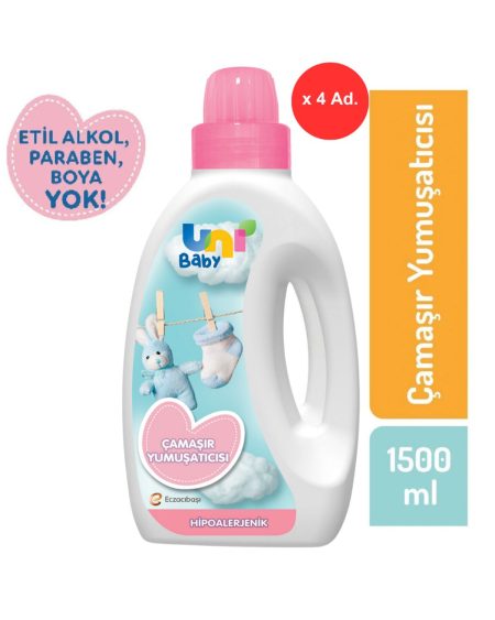 Çamaşır Yumuşatıcı, Hipoalerjenik, 4 Adet x 1500 ml.