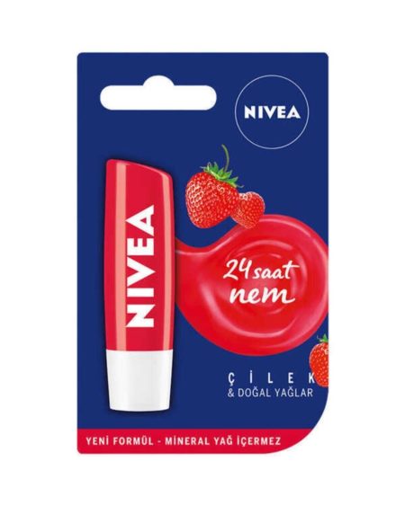 Çilek Aromalı Dudak Bakım Kremi 4.8 gr