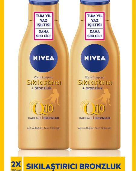 Daha Sıkı ve Esnek Bir Cilt İçin Toparlayıcı Bronzlaştırıcı Losyon 200ml X2 Adet Passi-364