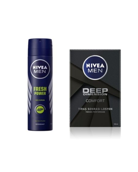 Deep Dimension Tıraş Losyonu 100 Ml+ Fresh Power Deodorant 150 Ml