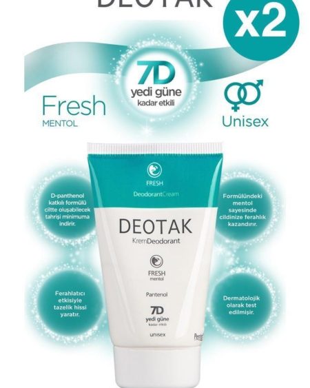 Deodorant Krem Mentol 35 Ml X2