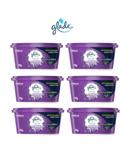 Hava Tazeleyici Mini Jel Lavanta Ferahlığı 70 G X 6 Adet