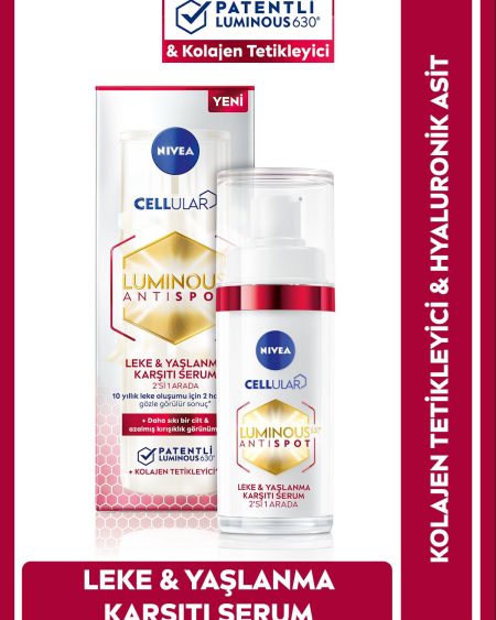 Hyaluronik Asit, Kolajen Tetikleyici Luminous630 Leke Ve Yaşlanma Karşıtı Serum 30 ml