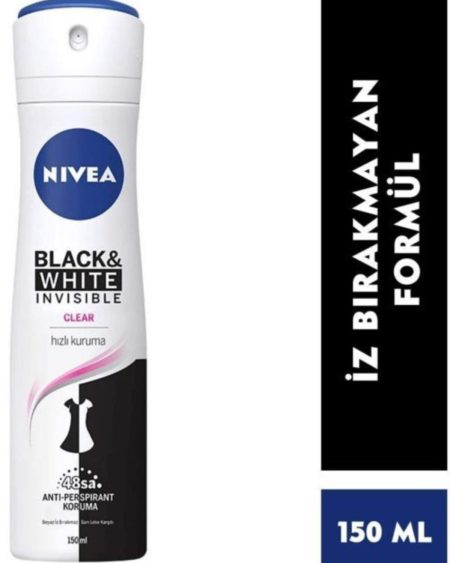 Invisible For Black&white Clear Kadın Deodorant 15o Ml