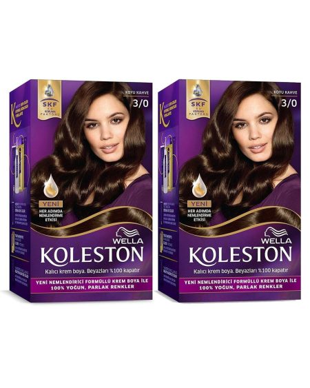 Kıt 3/0 Koyu Kahve Saç Boyası X 2 Adet