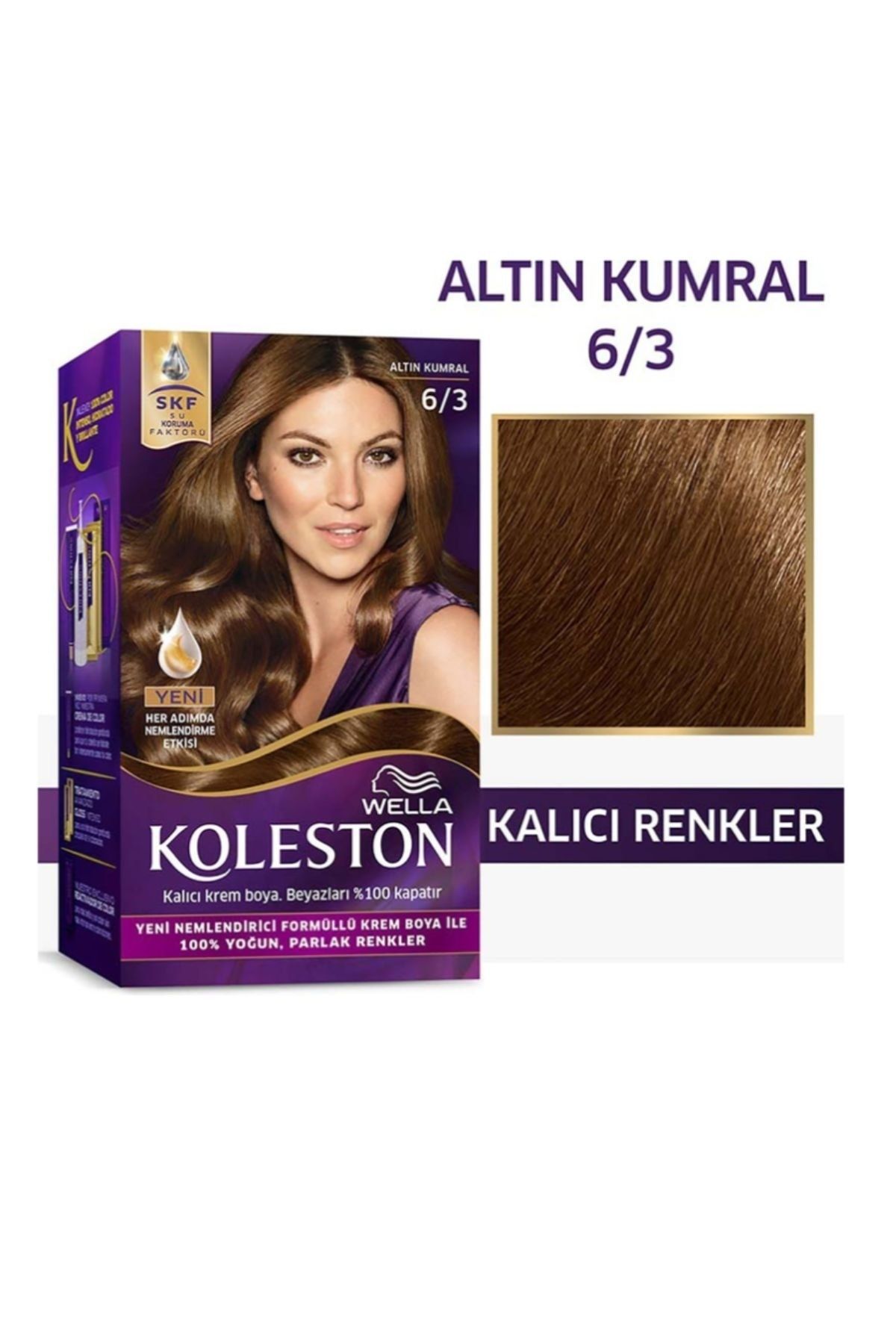 Kit 6/3 Altın Kumral Saç Boyası