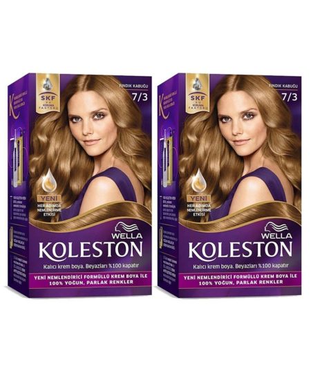 Kıt 7/3 Fındık Kabuğu Saç Boyası X 2 Adet