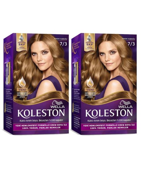 Kıt 7/3 Fındık Kabuğu Saç Boyası X 2 Adet