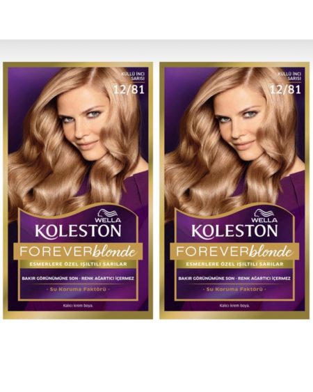 Kit Saç Boyası 12/81 Küllü Inci Sarısı X2 Adet