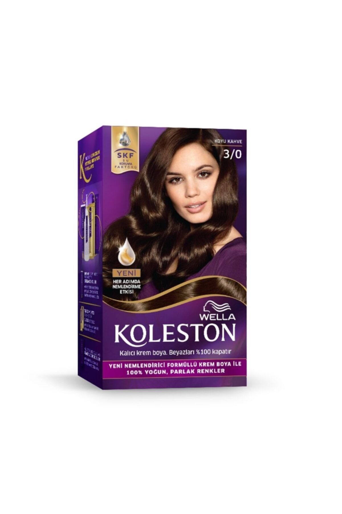 Kit Saç Boyası 3/0 Koyu Kahve