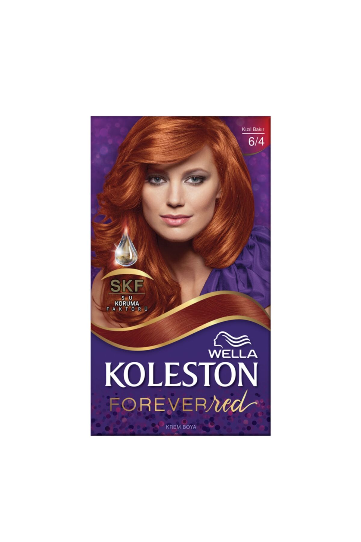 Kit Saç Boyası 6/4 Kızıl Bakır