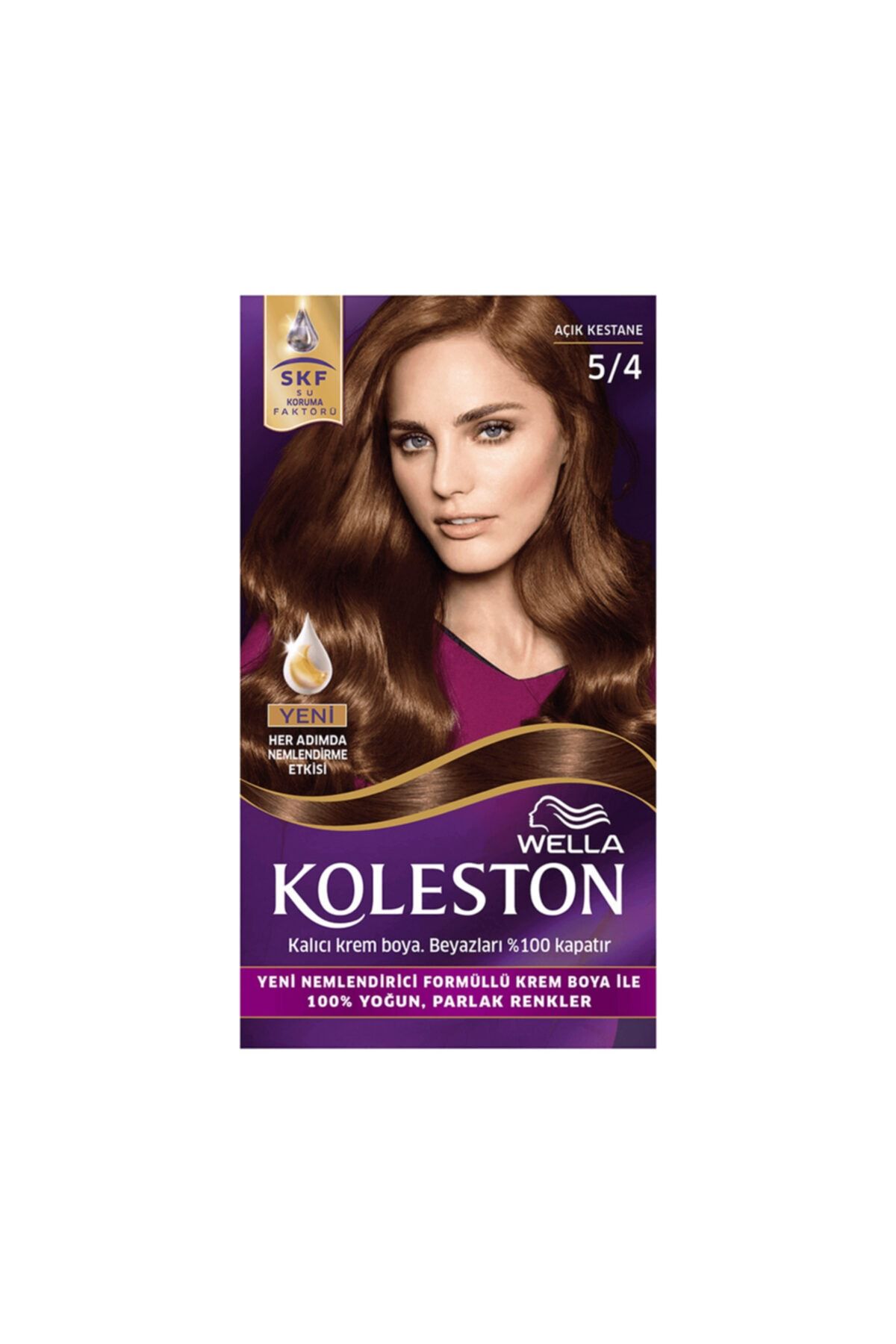 Kit Saç Boyası Açık Kestane 5/4