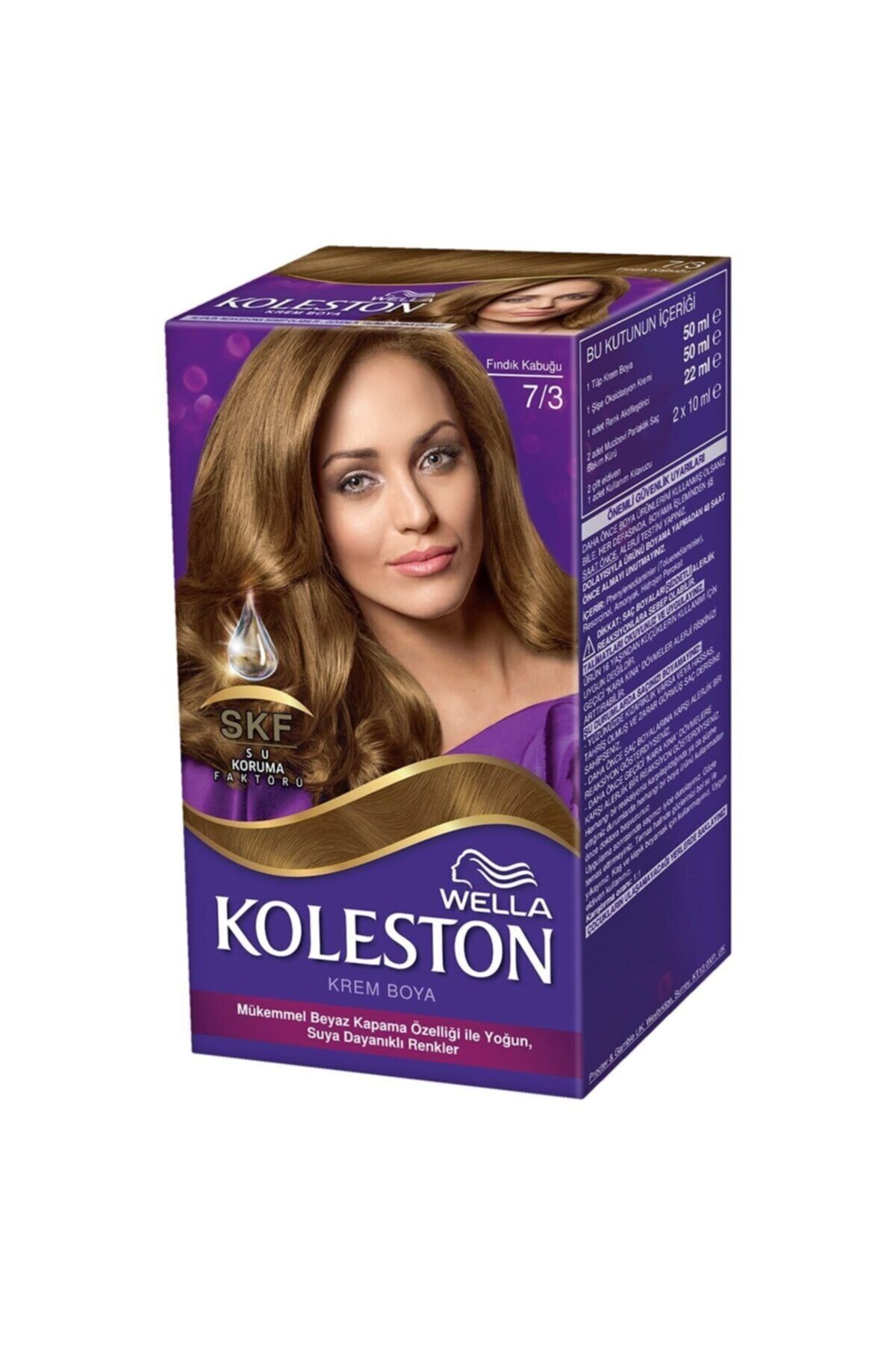 Kit Saç Boyası Fındık Kabuğu 7/3