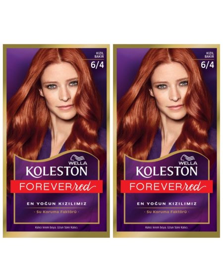 Koleston 6/4 Kit Kızıl Bakır Saç Boyası 2li
