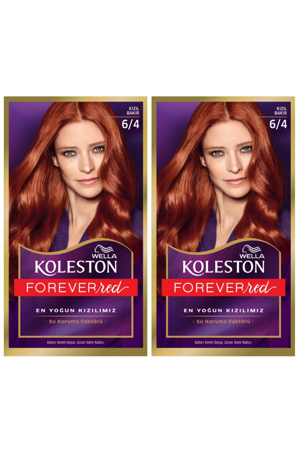 Koleston 6/4 Kit Kızıl Bakır Saç Boyası 2li