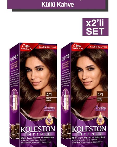 Koleston Intense Saç Boyası 4/1 Küllü Kahve 2x