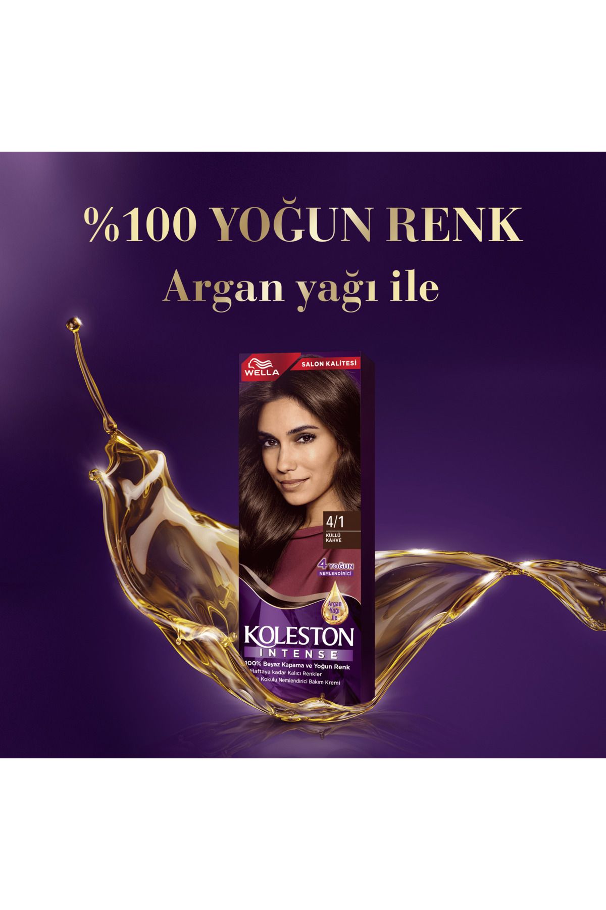 Koleston Intense Saç Boyası 4/1 Küllü Kahve 2x - Görsel 4