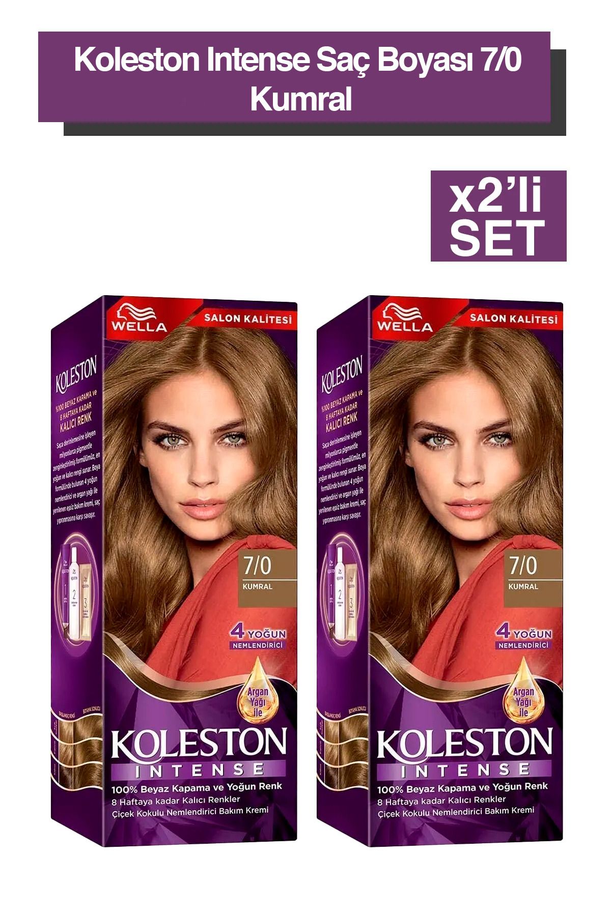 Koleston Intense Saç Boyası 7/0 Kumral 2x