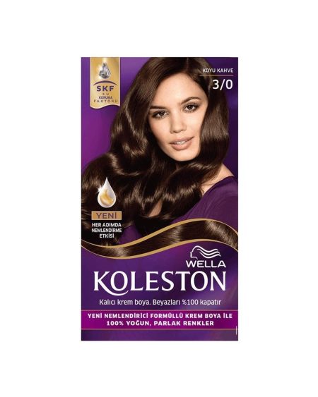 Koleston Kit Saç Boyası 3/0 Koyu Kahve