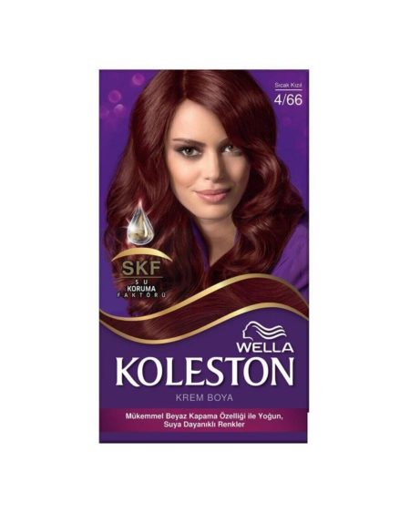 Koleston Kit Saç Boyası 4/66 Sıcak Kızıl