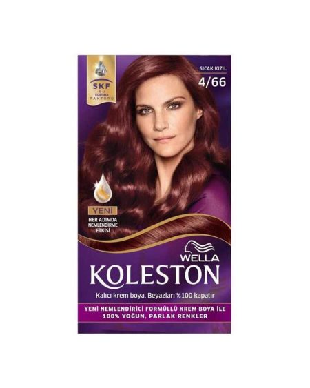 Koleston Kit Saç Boyası 4/66 Sıcak Kızıl
