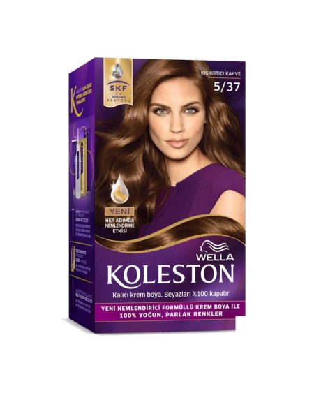 Koleston Kit Saç Boyası 5/37 Kışkırtıcı Kahve