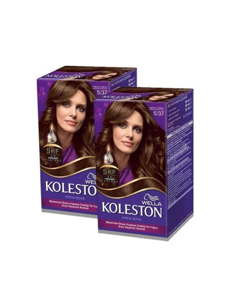 Koleston Kit Saç Boyası 5/37 Kışkırtıcı Kahve X 2 Adet