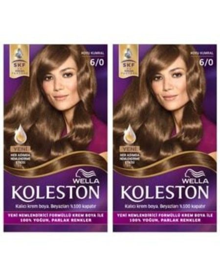 Koleston Kit Saç Boyası 6/0 Koyu Kumral x 2 Adet