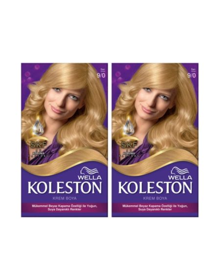 Koleston Kit Saç Boyası 9/0 Sarı x 2 Adet