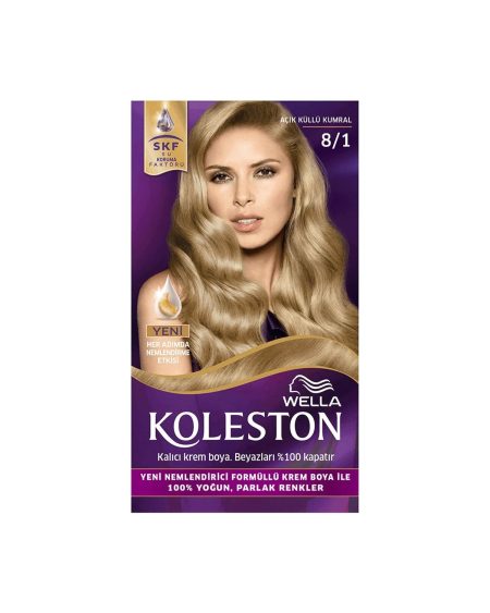Koleston Kit Saç Boyası Açık Küllü Kumral 8/1
