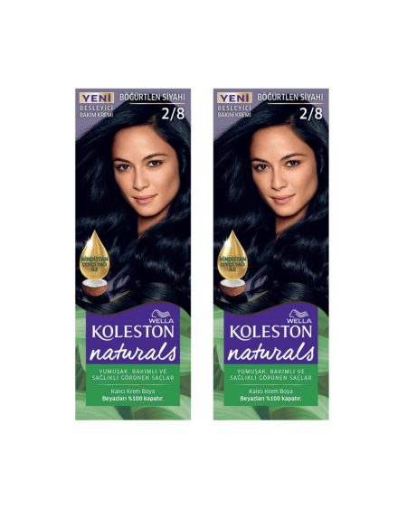 Koleston Naturals Saç Boyası 2/8 Böğürtlen Siyahı 2 Adet