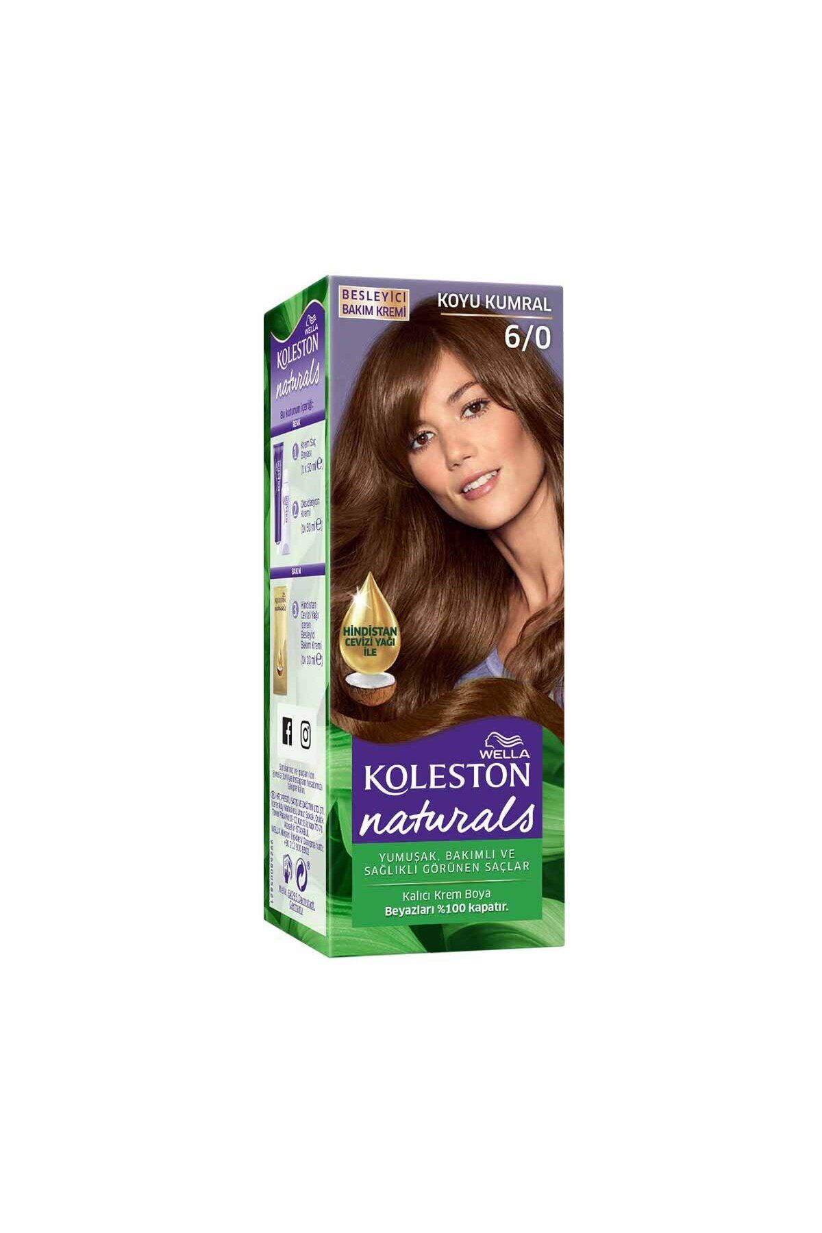 Koleston Naturals Saç Boyası 6/0 Koyu Kumral