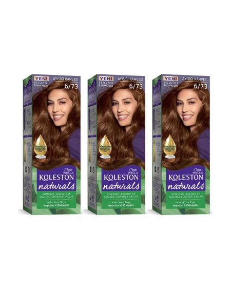 Koleston Naturals Saç Boyası 6/73 Ayışığı Kahve 3 Adet