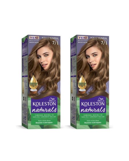 Koleston Naturals Saç Boyası 7/1 Küllü Kumral 2 Adet