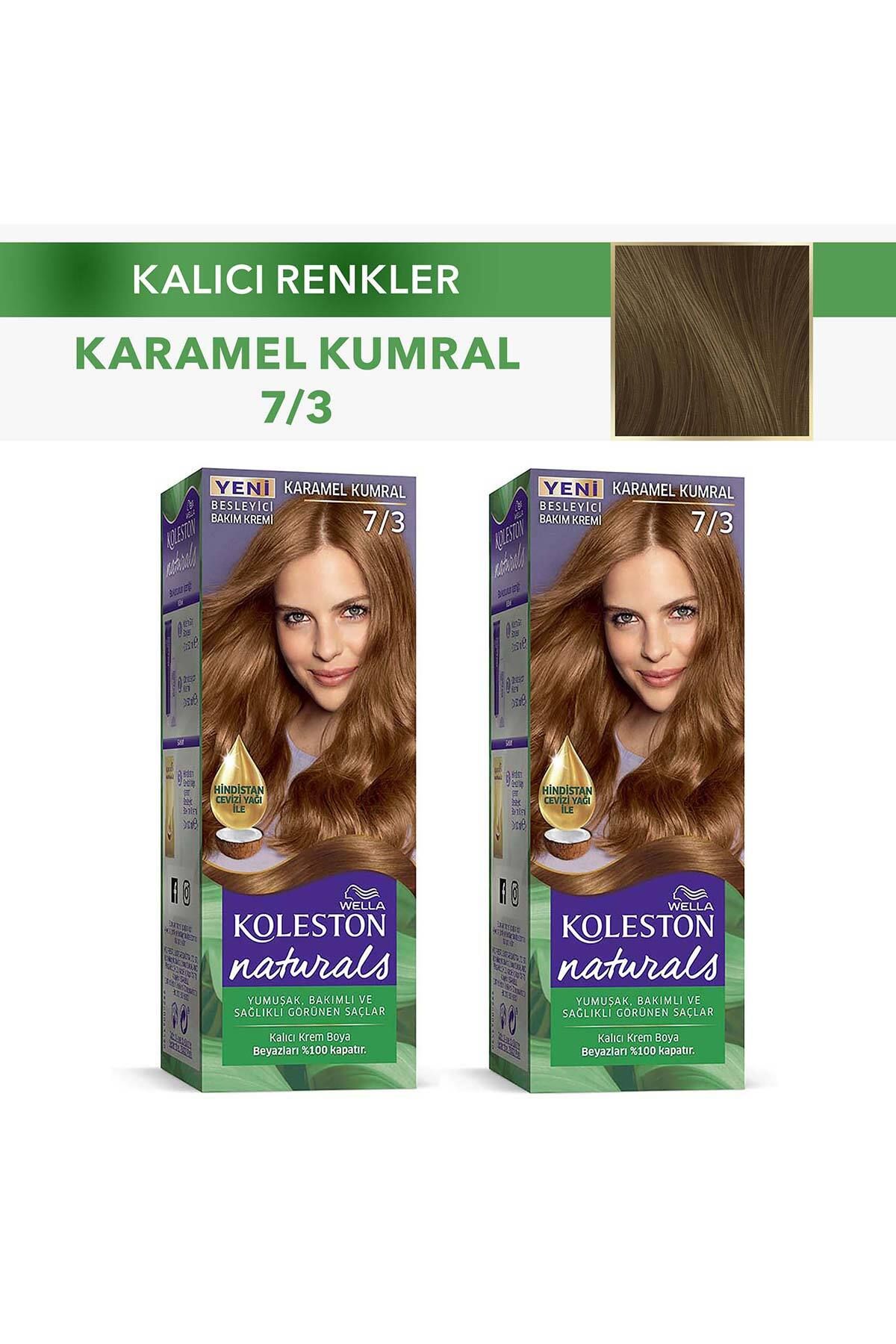 Koleston Naturals Saç Boyası 7/3 Karamel Kumral X 2 Adet