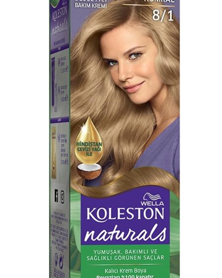 Koleston Naturals Saç Boyası 8/1 Açık Küllü Kumral