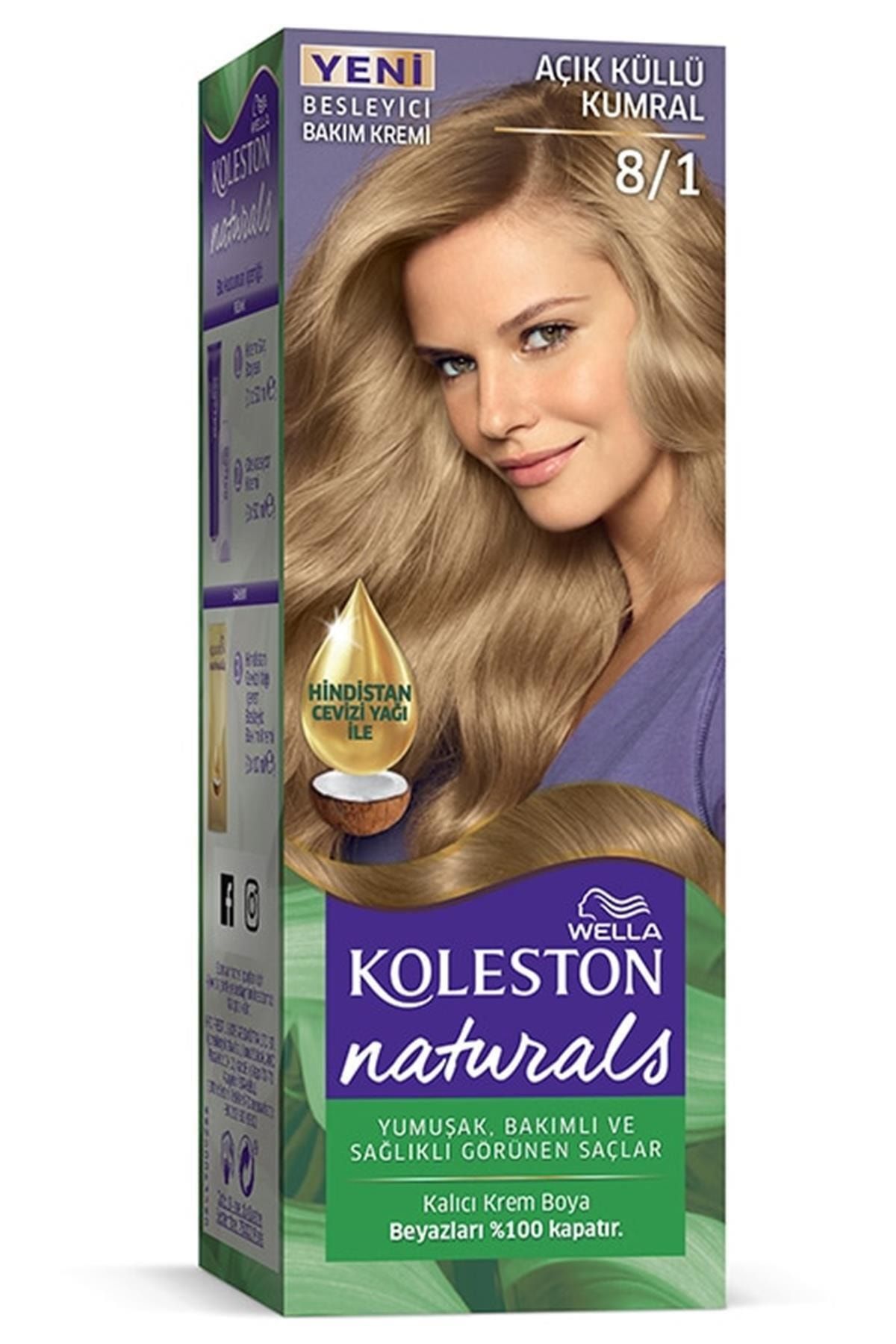 Koleston Naturals Saç Boyası 8/1 Açık Küllü Kumral