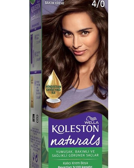 Koleston Naturals Yarı Set Boya 4/0 Kahverengi