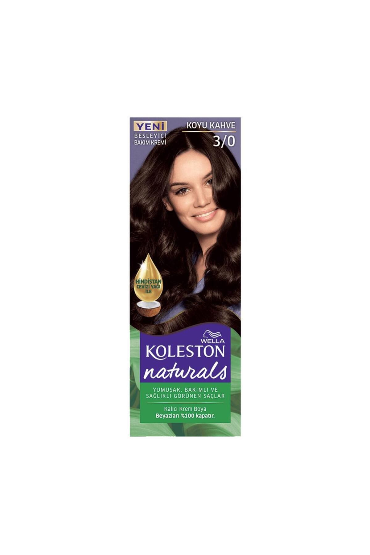 Koleston Saç Boyası Naturals 3/0 Koyu Kahve
