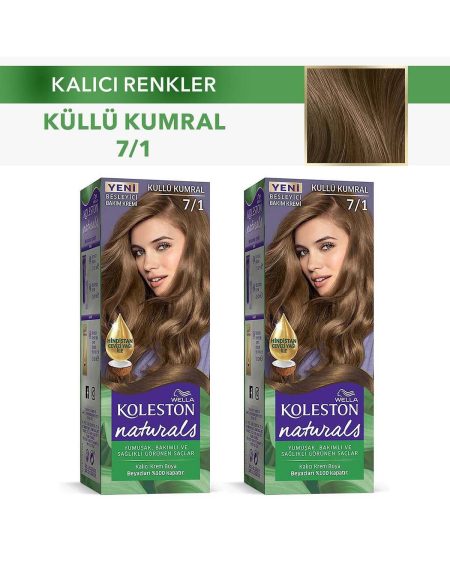 Koleston Saç Boyası Naturals 7/1 Küllü Kumral X 2 Adet