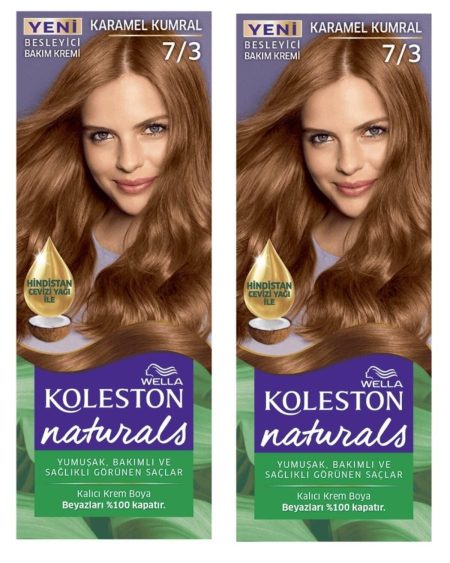 Koleston Saç Boyası Naturals 7/3 Karamel Kumral x 2 Adet