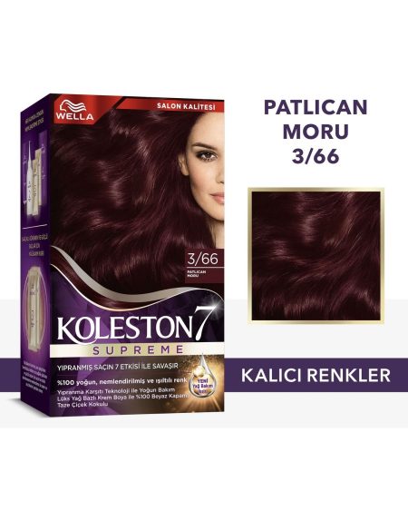 Koleston Supreme Saç Boyası 3/66 Patlıcan Moru